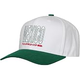 FIFA World Cup 2026 Men's Official 2-Tone Country Wordmark Logo Adjustable Snapback Hat Cap One Size