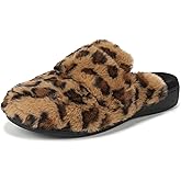 Vionic Women’s Gemma Mule Slipper - Comfortable Spa House Slippers That Include Three-Zone Comfort with Orthotic Insole Arch Support, Soft House Shoes for Ladies