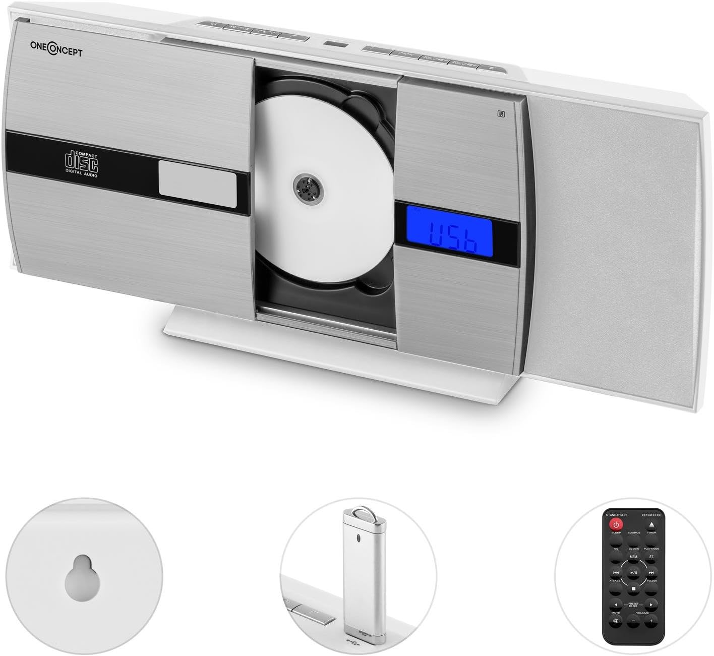 small music system with usb port