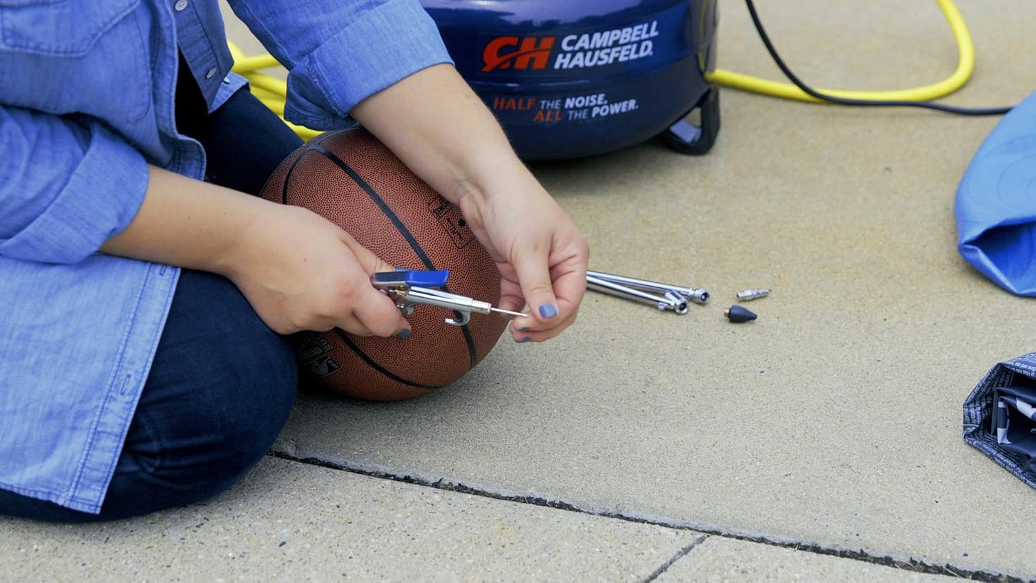 Campbell Hausfeld Air Hose Reel with Retractable 50 Foot Air Hose (AA602100) - - 