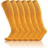 QBK 2T/3T/4T/5T Toddler To Youth Baseball/Softball Socks - Soccer T-Ball Team Sport Socks For Kids Boys And Girls(3 Pairs)