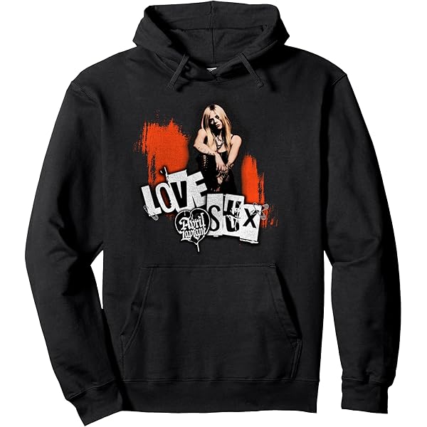 Amazon.com: Official Avril Lavigne Love Sux Photo T-Shirt