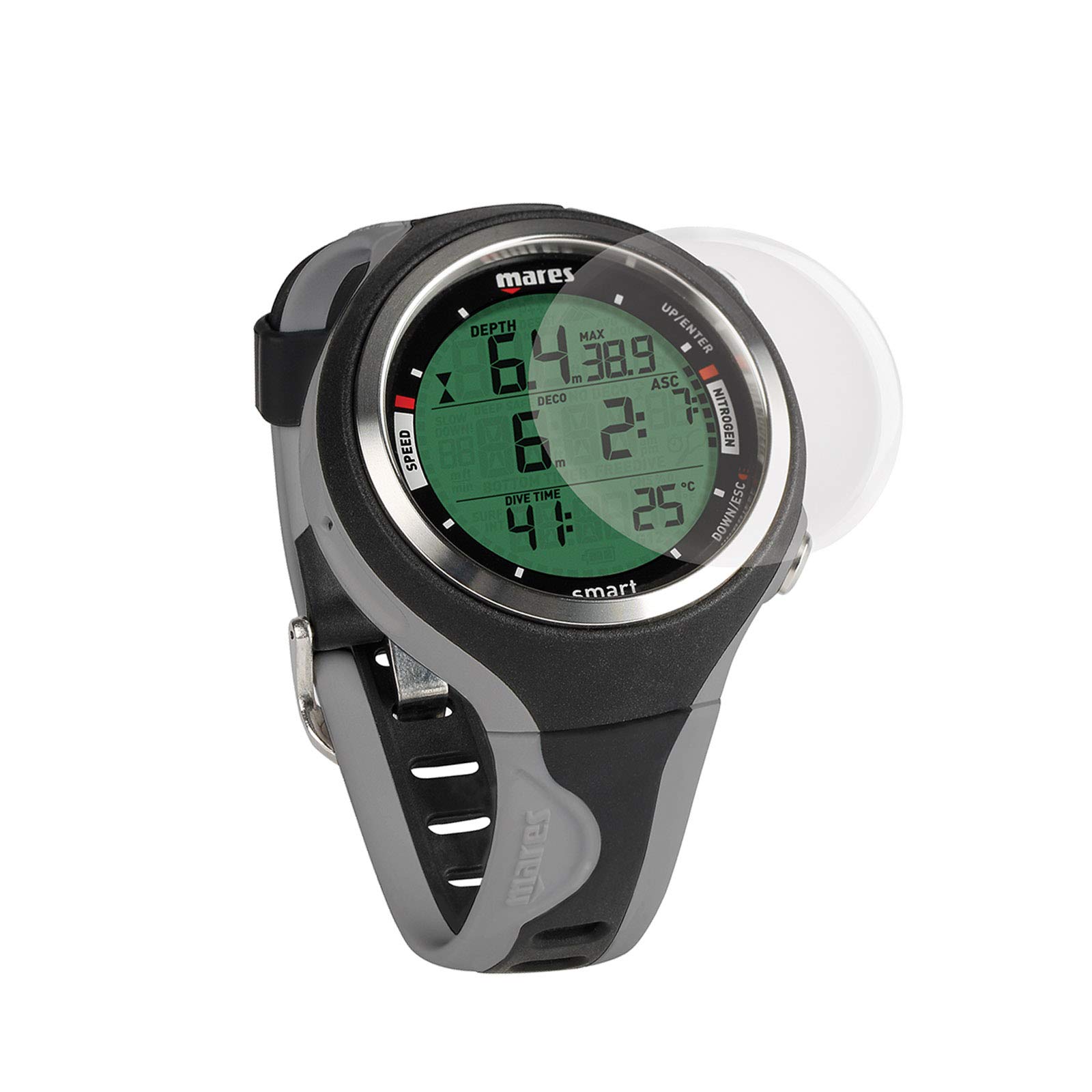 Mares Matrix Smart Screen Protector Clear, One Size, Pack fo 2