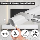cuysfead 1M White Silicone Cable Trunking - Single Wire Cable Management view 5