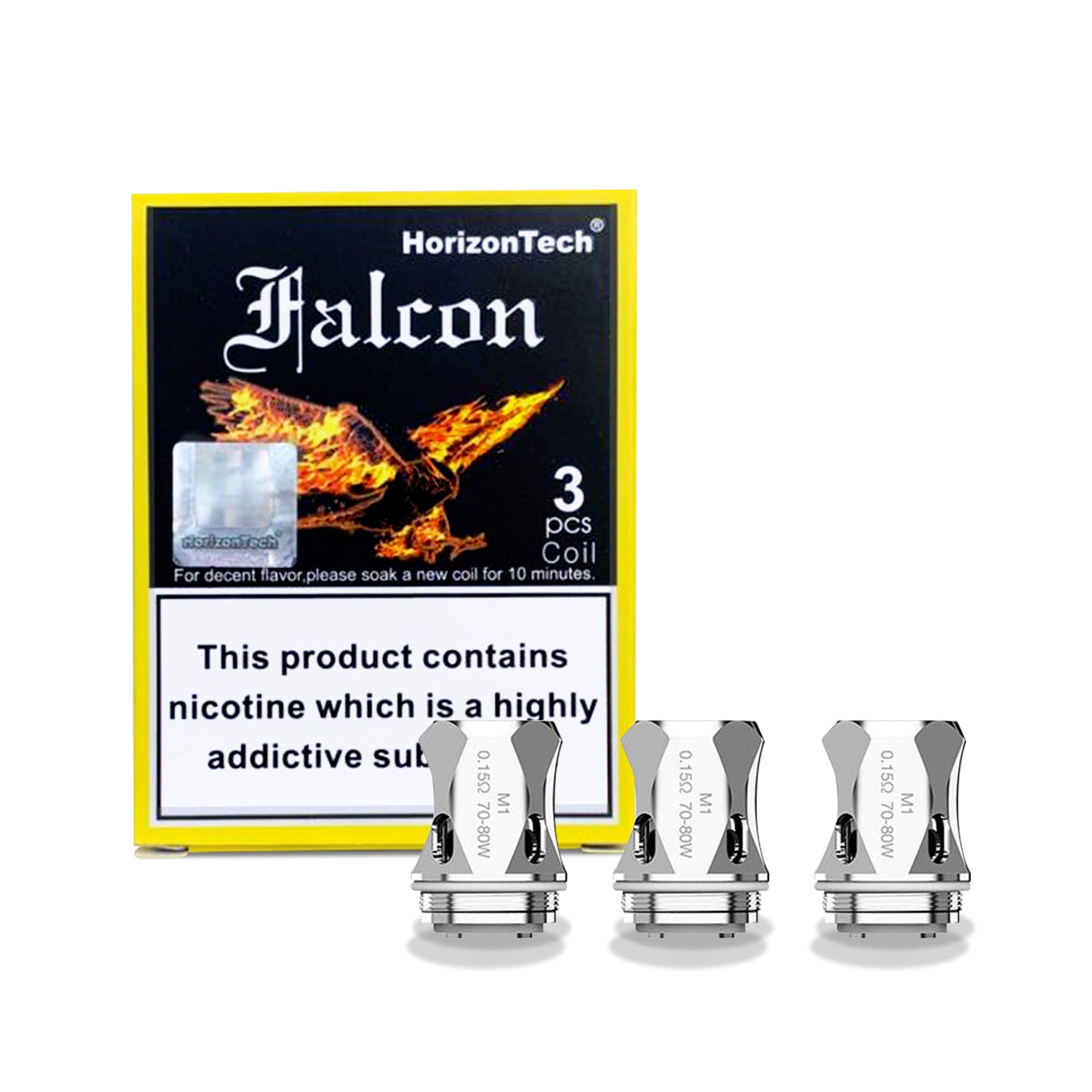 HorizonTech Falcon Mini Sub Ohm Tank All Colours + Resin Colours 2ml (3 x M1 mesh coils only)