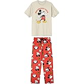 Disney Mickey Mouse Character Print Men's 2-Pack Pajama Set