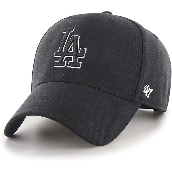 47 MARQUE HOMME Los Angeles Dodgers Branson Casquette - Noir/Blanc EUR