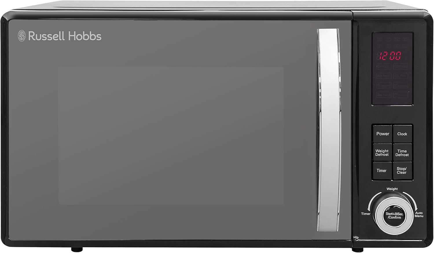 Russell Hobbs RHM2362BG 23L Microwave, 800W, Auto Defrost, Black