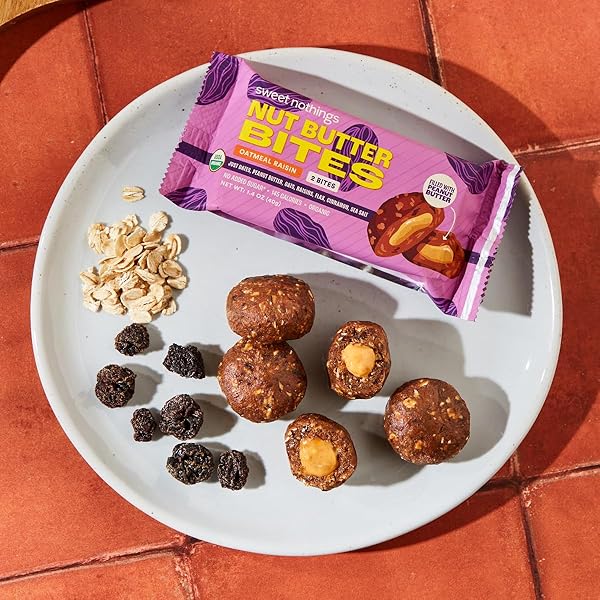 SWEET NOTHINGS OATMEAL RAISIN NUT BUTTER BITES