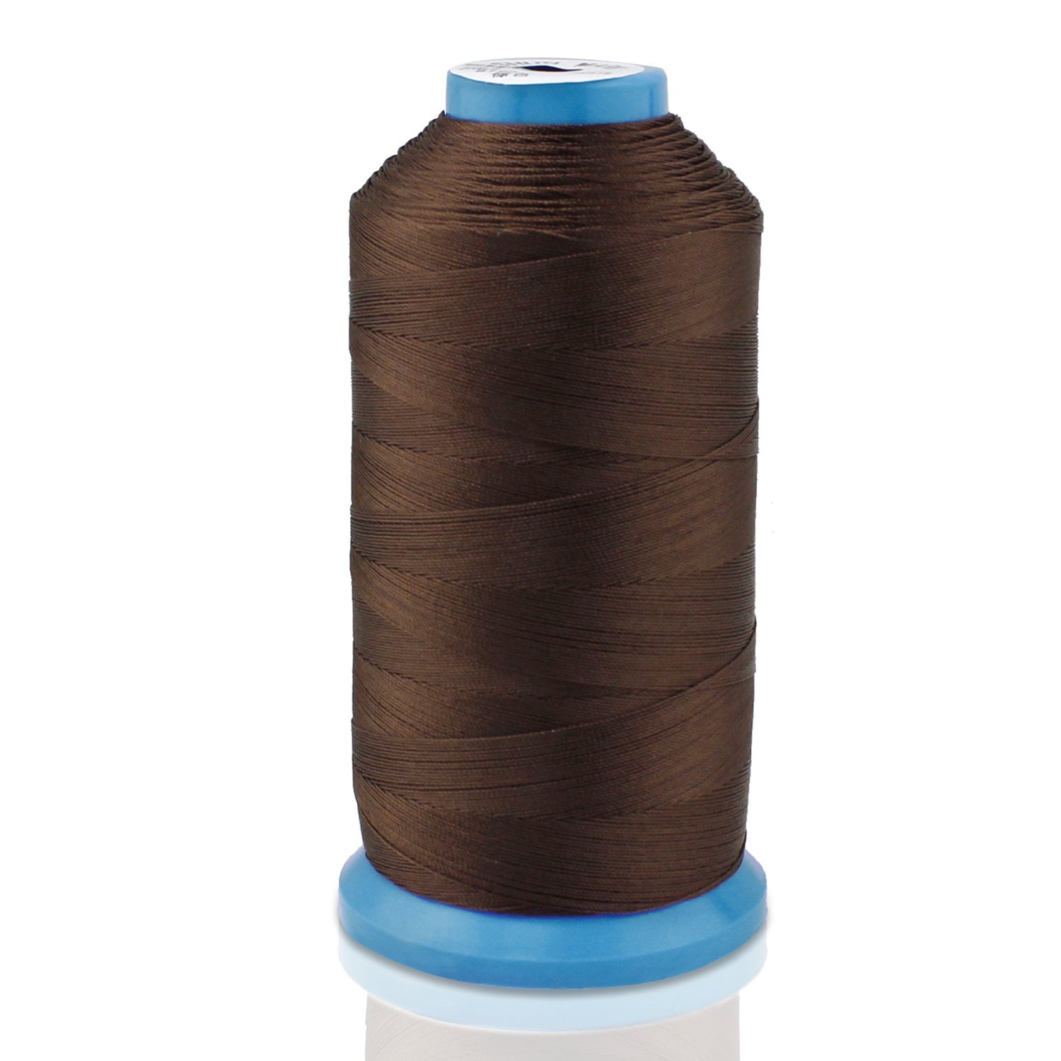 AusseL Bonded Nylon Sewing Thread 1500 Yard Size T70#69 for the Upholstery, Outdoor Market, Drapery, Beading, Luggage, Purses (Brown)