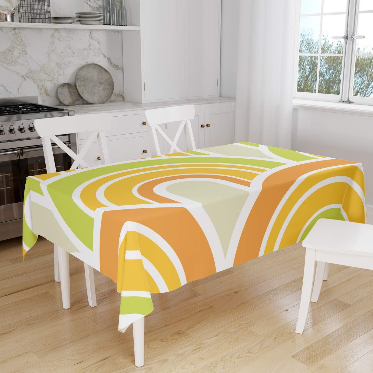 Bonamaison Kitchen Decoration, Tablecloth, 140cm x 160cm - Designed and Manufactured in Turkey