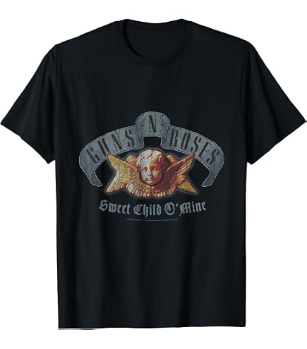 Amazon.com: Kids Youth Guns N' Roses Official Cross T-Shirt