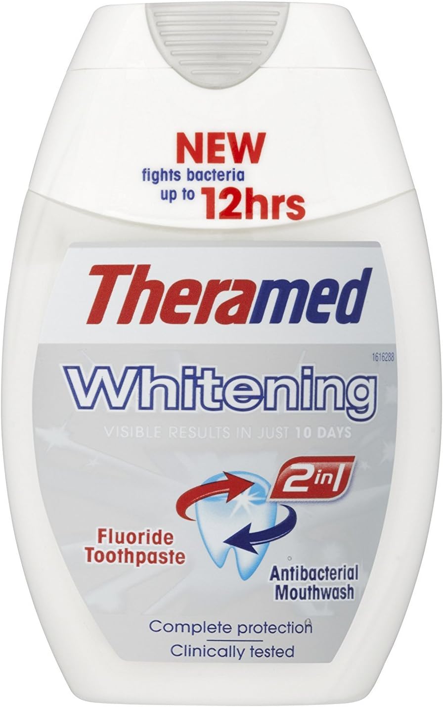 Theramed 2in1 Whitening Toothpaste 75ml (Pack of 3) Amazon.co.uk Beauty