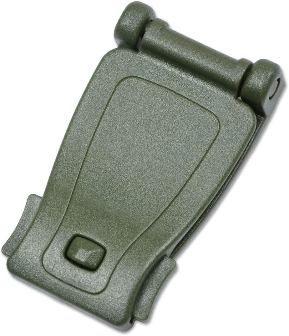 DYZD Multipurpose Molle Clip Molle Strap Attachments Tool Web Dominator Buckle for Tactical Bag, Backpack (OD Green, 10 PCS)