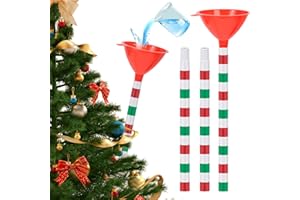 COZFUR 45 Inch Christmas Tree Watering Funnel with Iron Tubes, Adjustable Christmas Tree Watering System Xmas Plant Watering Tool for Real Christmas Trees