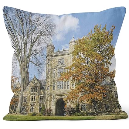 Amazon Com University Of Michigan Law School Quadrangle Burlap
