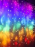 Rainbow Fairy String Curtain Lights with Touch