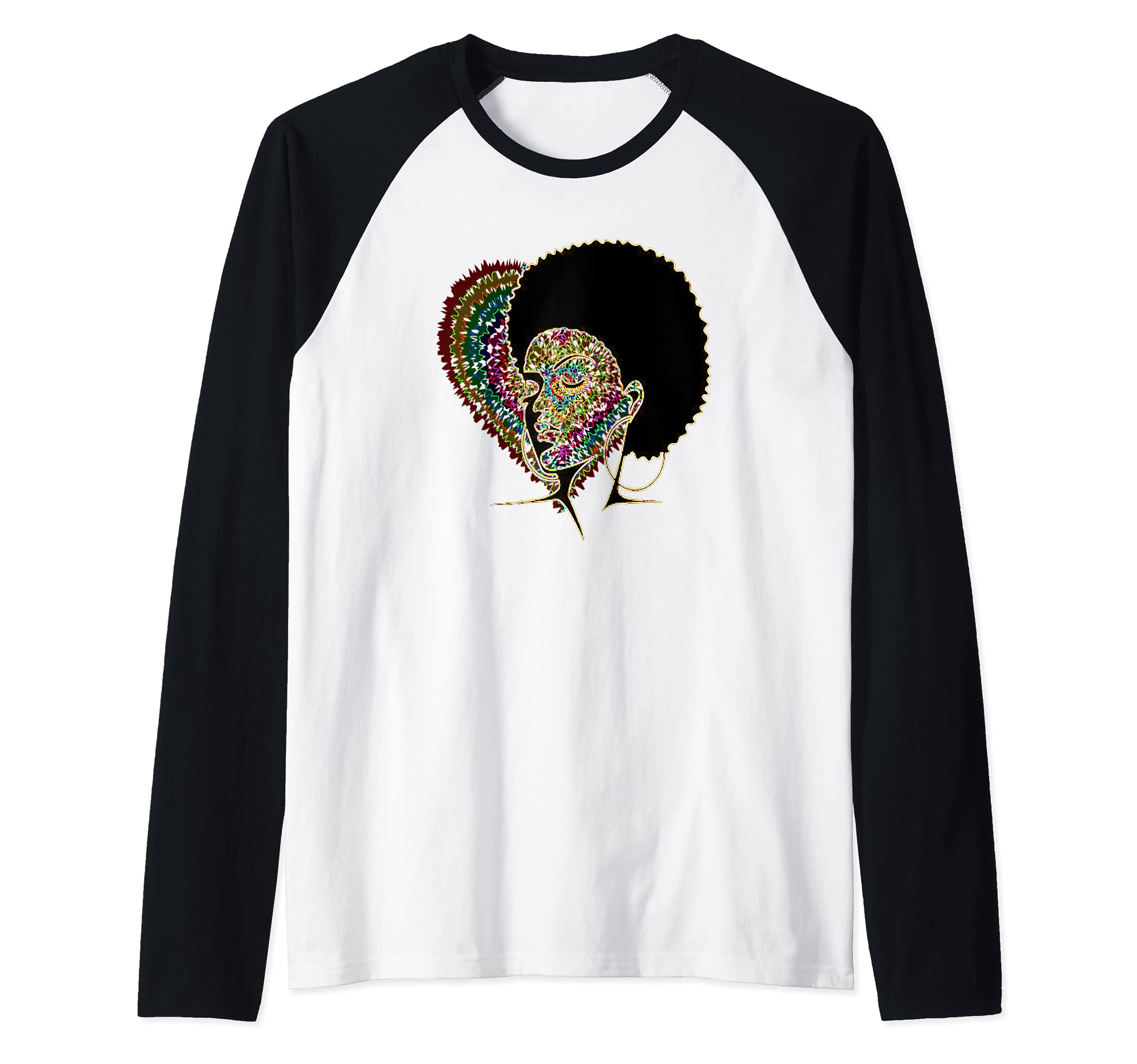 Love Psychedelic Raglan Baseball Tee