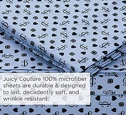 Juicy Couture – Microfiber Sheet Set | Full Size