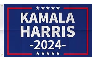 MAGJIUKE Kamala Harris Flag for President 2024 Election,Restore The Soul Of American Flags Banner 3×5 Ft Outdoor with Grommets Double Stitched