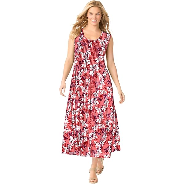 Jessica London Women's Plus Size Stretch Denim Maxi Dress