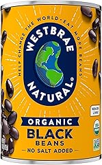 Westbrae Natural Organic Black Beans, 15 Ounce (12 Pack)