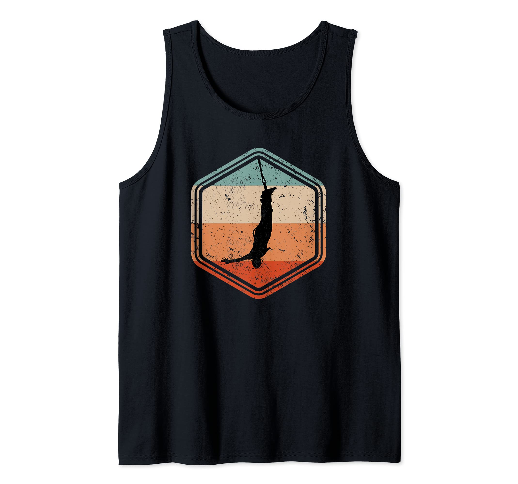 Retro Bungee Jumping Extreme Sports Bungee Jumper Tank Top