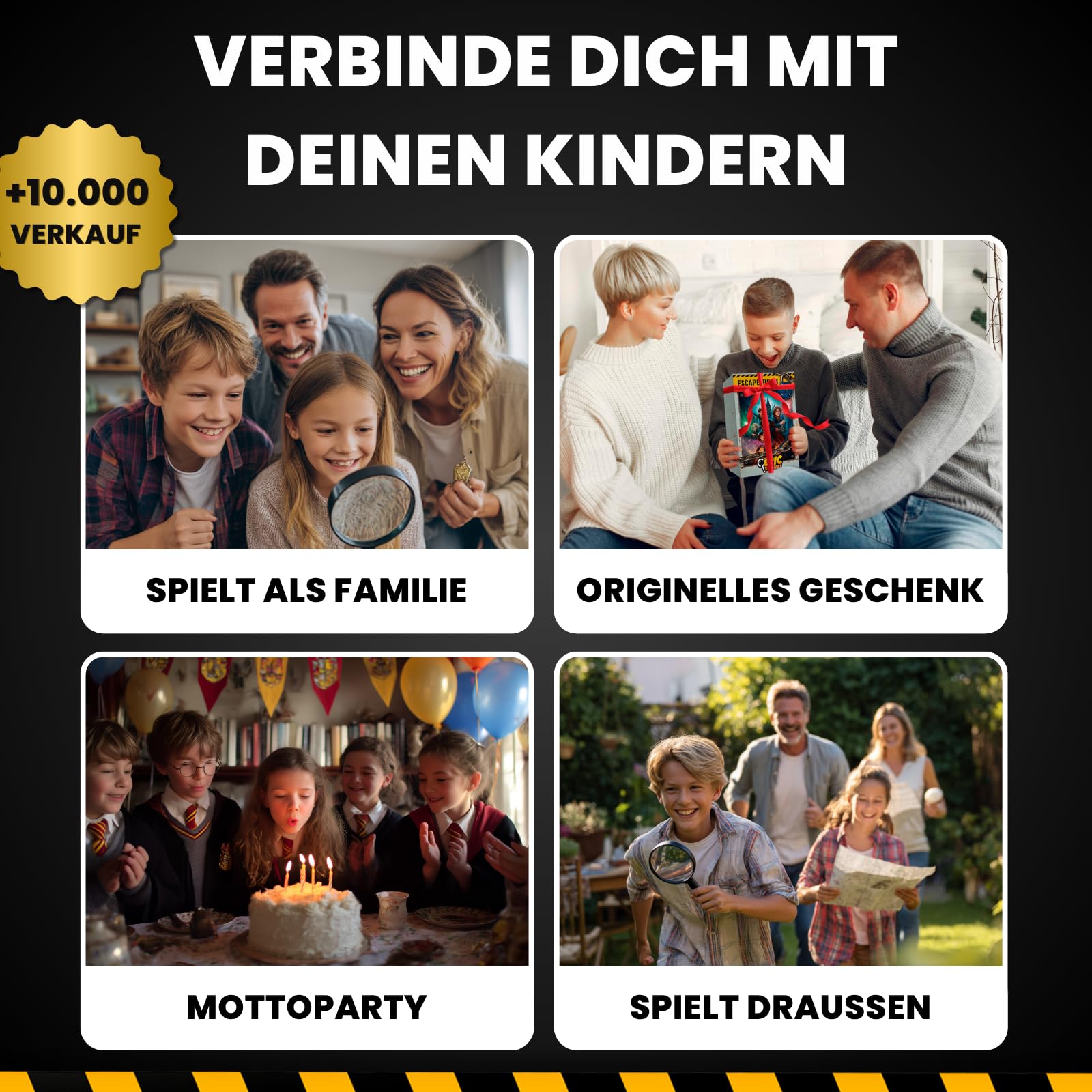 Escape-Room-Spiel für Kinder | 5 bis 12 Jahre Harry-Potter-Spiel | Harry-Potter-Geschenk & Partydekoration für Geburtstage | Familienspiel zum Exit | 5 rätselhafte Räume | (1 bis 5 Spieler) 8
