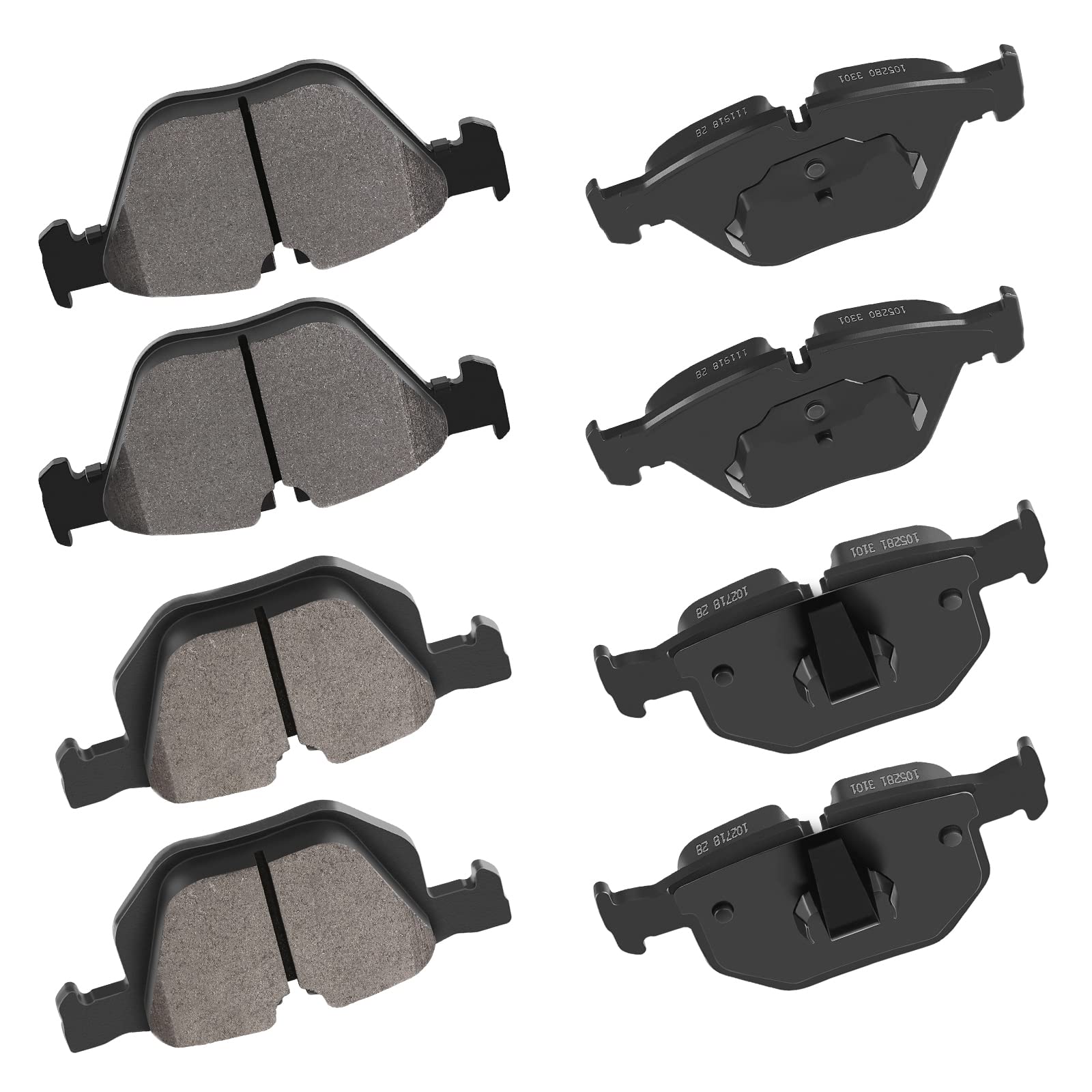 Photo 1 of cciyu D918 D1042 Front Rear Ceramic Brake Pads Kits 8pcs fit For BMW 525i,525xi,528i,528i xDrive,528xi,530i,530xi,535i xDrive,535xi,M3