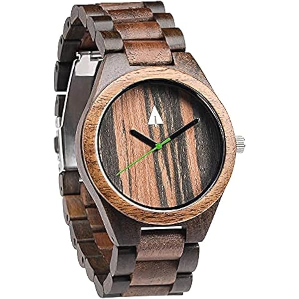 Amazon.com: Treehut Rosewood and Ebony Wood Watche for Men