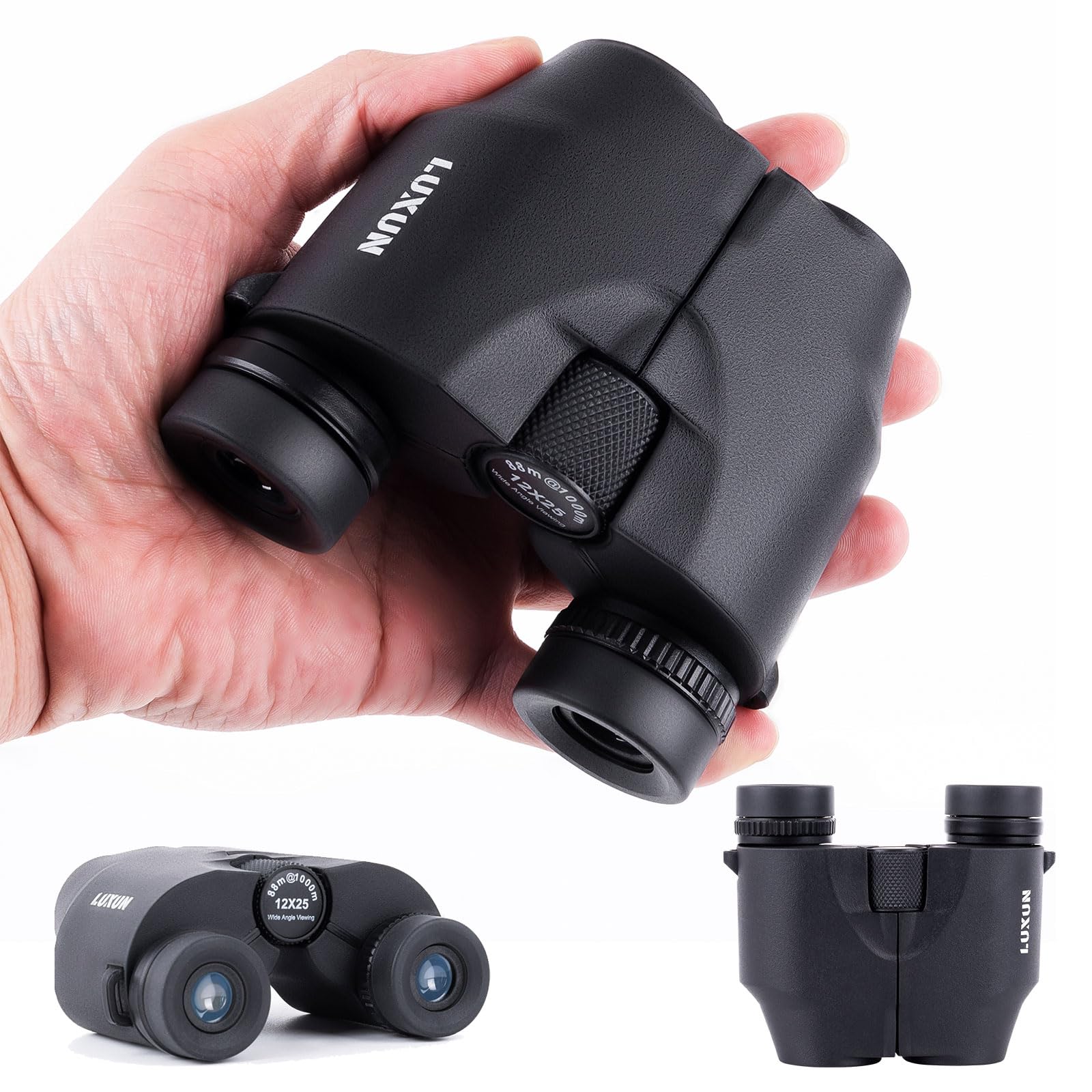 LUXUN Binoculars powerful HD Binoculars BAK4 Prism Power Binoculars for Hunting Tourism Concert Sports and Opera