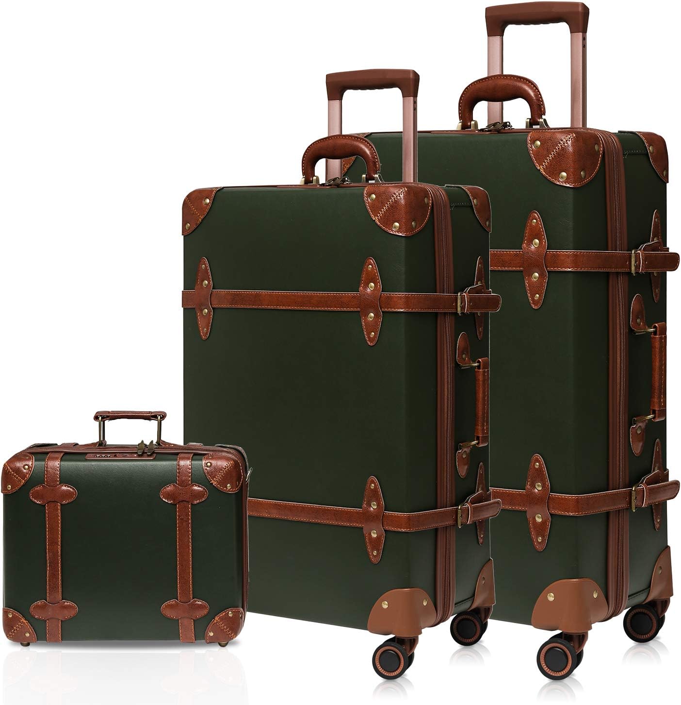 leather suitcase set