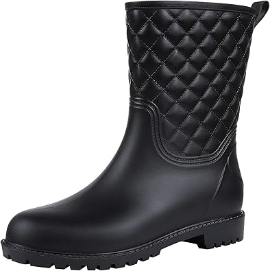 womens mid calf waterproof boots