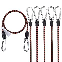 XSTRAP STANDARD 6PK Bungee Cords with Carabiners 24