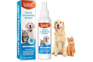 MXCZBSM Dog Breath Freshener, Dog Teeth Cleaning Spray, Freshens Breath Instantly, Dog Dental Spray, Pet Fresh Breath Dental Spray, Dog Mouthwash Without Brush Fights Tartar (1pack)