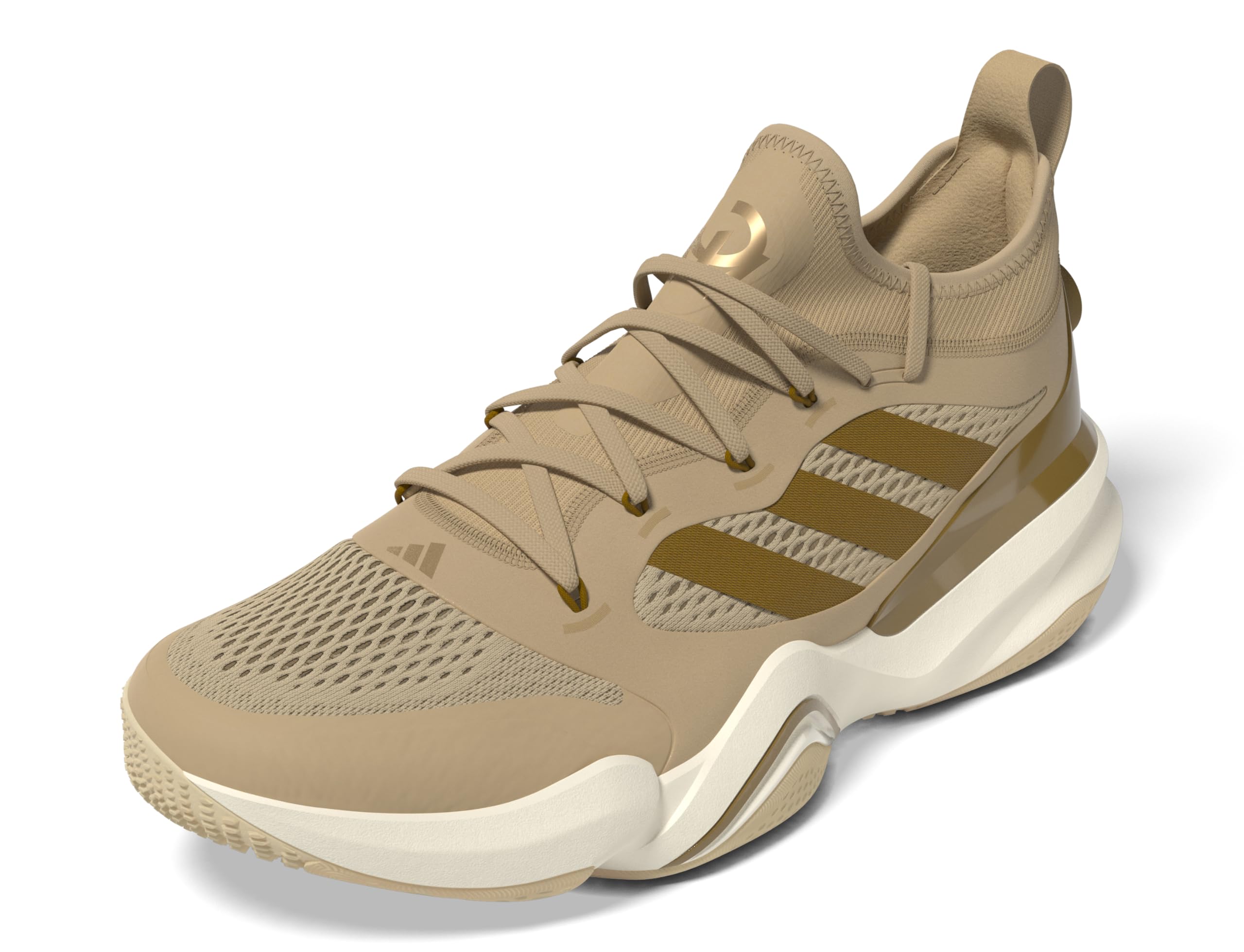 adidas Unisex-Adult Mahomes 2 Impact FLX Turf Training, Magic Beige/Bronze Strata/Off White, 11.5