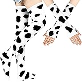 YELAIVP Over Knee Rainbow Thigh High Socks Gloves Set Cosplay Accessories Arm Leg Warmers for Girls