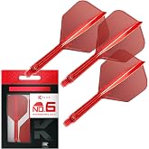 Target Darts K Flex Integrated Dart Flight and Shaft, No.6 | 3-Pack K-Flex - No. 6, Kflex Precision-Molded 2-in-1 Dart Flights and Dart Shaft | Professional Dart Accessories