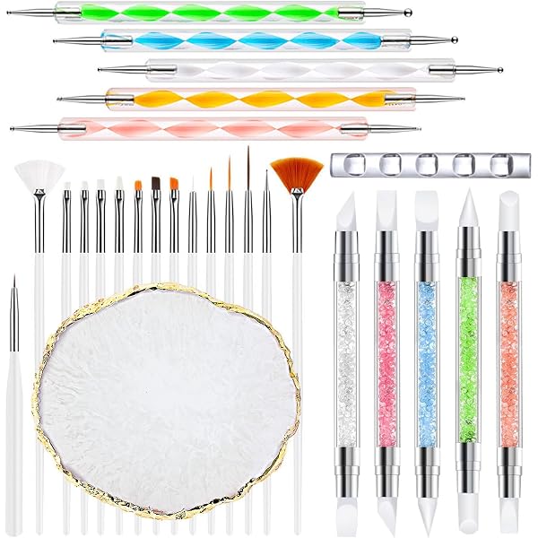 Mollensiuer Nagel-Mischpaletten Aus Silikon, 8 Stück Rund, 9.5 Cm Durchmesser – Perfekt Zum Anmischen Von Nagellack & Make-up