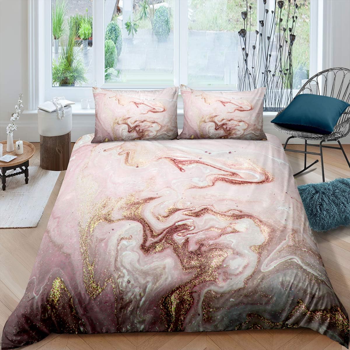 Featured image of post Metallic Rose Gold Comforter Set