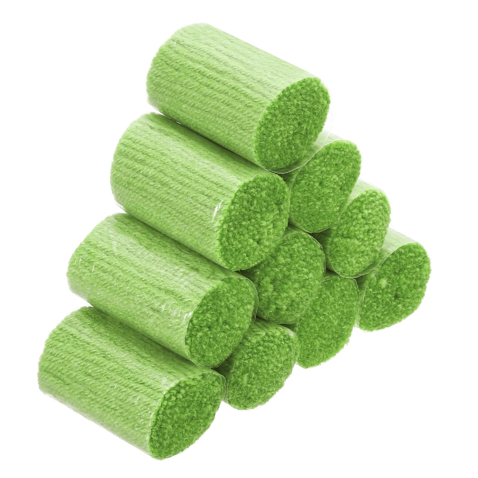 Patikil 10 Rolls Latch Hook Kit, Precut Rugs Yarn, Crochet for Adults Beginners, Lime Green
