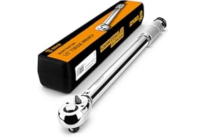 DEKOPRO 1/2 Inch Drive Dual-Direction Torque Wrench, 10-170 Ft-Lb & 13.5-229 Nm Range, ±3% Precision, 72-Tooth Chrome Vanadiu