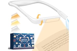 EASTPIN Neck Light Book Lovers Gifts Crochet Accessories Knitting Gifts for Mom Christmas Stocking Stuffers for Men Women Husband Wife Teens Readers White Elephant Gift Exchange Sewing Supplies Reading Light