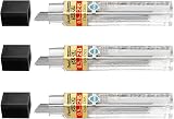 Pentel 0.5mm 2B Shade Hi-Polymer Lead Refill Pack 3 Tubes 36 pcs view 3