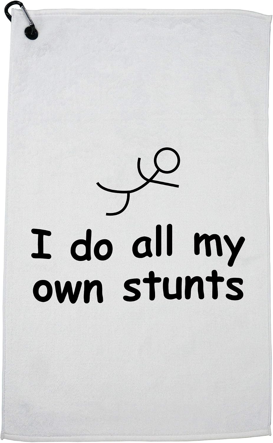 Amazon Com Hollywood Thread I Do All My Own Stunts Falling Stick Figure Golf Towel With Carabiner Clip Sports Outdoors Stick figure all my love sub español lyrics. golf towel with carabiner clip