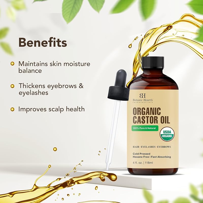 Rizinusöl 100% Rein Bio Haar- & Wimpernpflege 118 ml