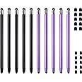 Stylus Pen for Touchscreen, ChaoQ 10pcs High Sensitivity and Precision Stylus Pen for iPad iPhone Android Compatible with All Touch Screens (Black/Purple)