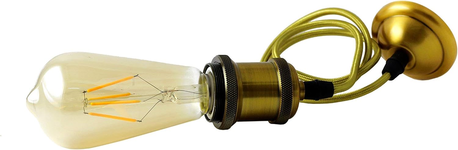 4 x 4 W LED E27 Bulbs Filament, Package of 4 Units, Vintage Lighting - Image 4
