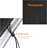 CSYY Grill Barbecue Cover 145x61x117CM Waterproof Windproof UV UK view 2