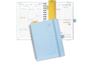POPRUN Planner 2026-2027 (Medium - 6.5'' x 8.5'') Academic Weekly Calendar (July 2026 - June 2027) with Hourly Time Slots, Mo